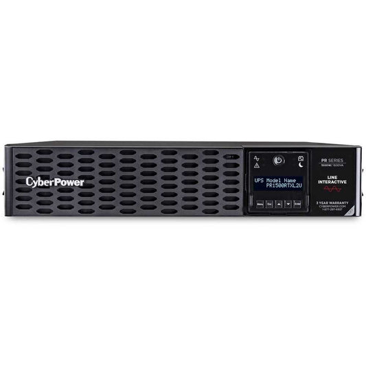 CyberPower PR1500RTXL2UN New Smart App Sinewave UPS Systems - 1500VA/1500W, 120 VAC, NEMA 5-15P, 2U, Rack / Tower, Sine Wave, 8 Outlets, LCD, PowerPanel® Business, $400000 CEG, 3YR Warranty