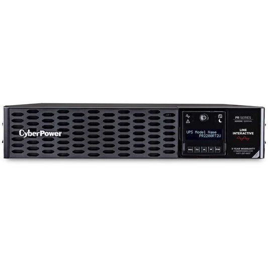 CyberPower PR2200RT2U New Smart App Sinewave UPS Systems - 2200VA/2200W, 120 VAC, NEMA L5-30P, 2U, Rack / Tower, Sine Wave, 8 Outlets, LCD, PowerPanel® Business, $400000 CEG, 3YR Warranty