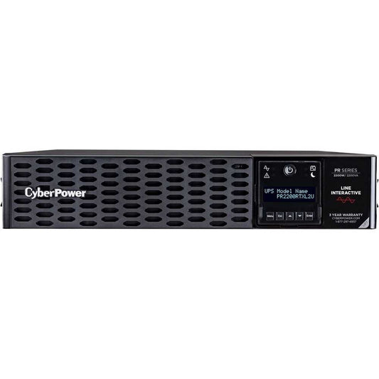 CyberPower PR2200RTXL2U New Smart App Sinewave UPS Systems - 2200VA/2200W, 120 VAC, NEMA L5-30P, 2U, Rack / Tower, Sine Wave, 8 Outlets, LCD, PowerPanel® Business, $400000 CEG, 3YR Warranty