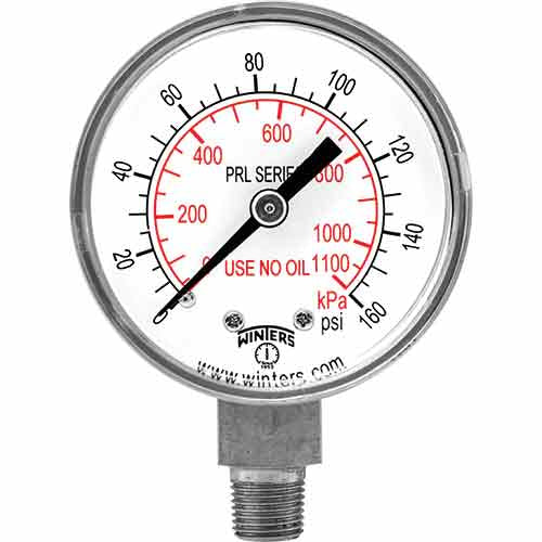 Winters Instruments PRL004 Prl Regulator Gauge