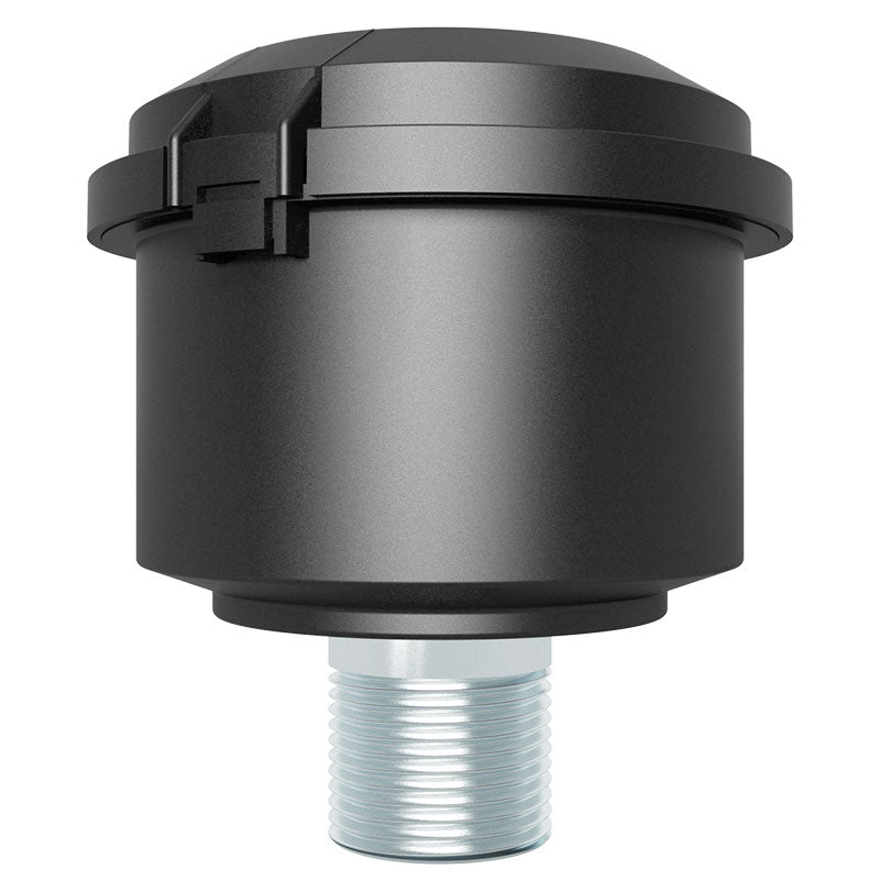 Solberg PS-06-050 Compact Inlet Filter Silencer, 1/2" MNPT Connection, Paper Element, 15 SCFM, 2 Micron