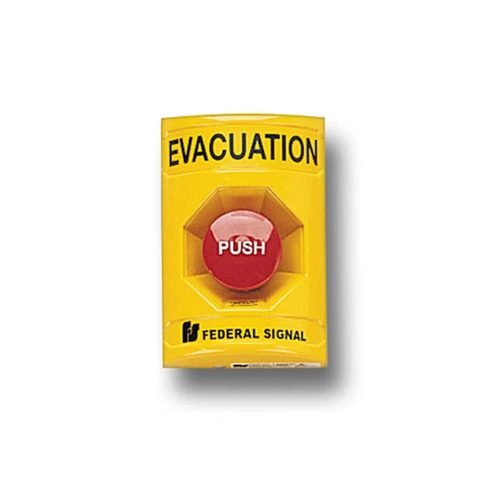 Federal Signal PSEV-YM Series Push Button Stations, Yellow
