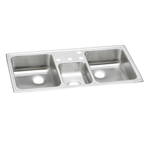 Elkay PSMR4322 Celebrity® Stainless Steel 43" x 22" x 7-1/8" Triple Bowl Drop-in Sink