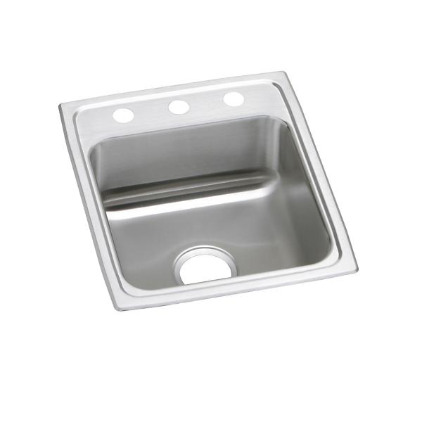 Elkay PSR1720 Celebrity® Stainless Steel 17" x 20" x 7-1/8" Single Bowl Drop-in Sink
