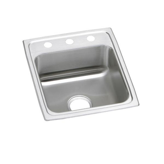 Elkay PSR1720 Celebrity® Stainless Steel 17" x 20" x 7-1/8" Single Bowl Drop-in Sink