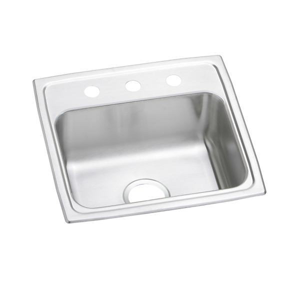 Elkay PSR1918 Celebrity® Stainless Steel 19" x 18" x 7-1/8" Single Bowl Drop-in Sink