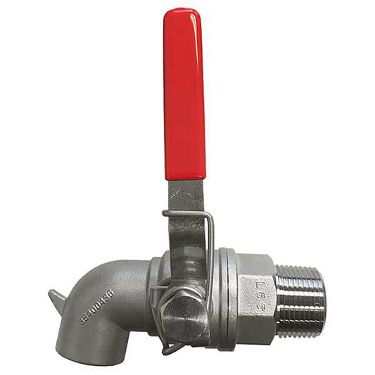 American Lube PT9 Brass Spring Release Valve for Stackable Poly Tanks