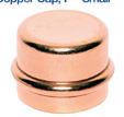 Everflow PTEC0012 1/2 Copper Cap, P, 1/2''