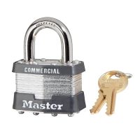 MASTER LOCK® 1DCOM 4 Pin Tumbler Safety Padlock Keyed Different (4 EA)