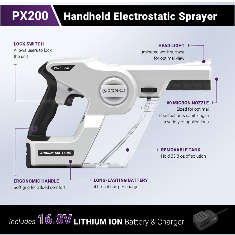 EarthSafe PX200ES Protexus 200 Handheld Electrostatic Sprayer