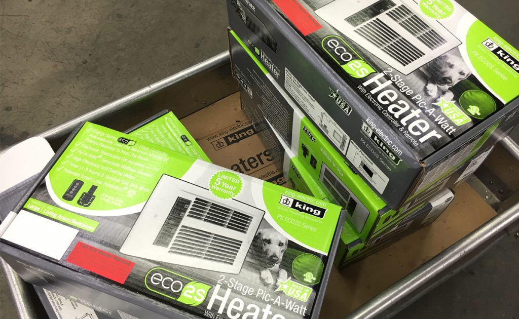 King Electric PX1215-ECO-AD-R Px Eco 120V, 1500W, Almondine, Color Packaging