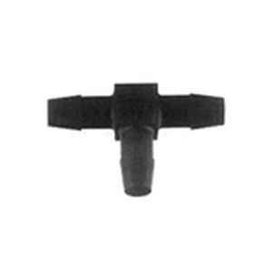 Siemens 184-112 RESTRICTOR TEE, RED BARB, TYPE 3, 1/4" OD POLYETHYLENE TUBING, PLASTIC, 5PK