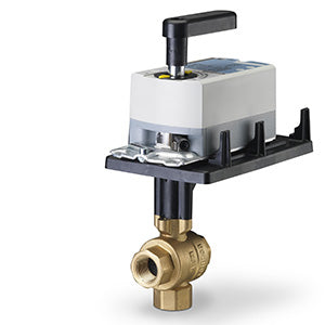 Siemens 171A-10352S 599 SERIES 3W, 1/2", 1.0CV STAINLESS STEEL BALL VALVE, 3-POS FLOAT, NSR