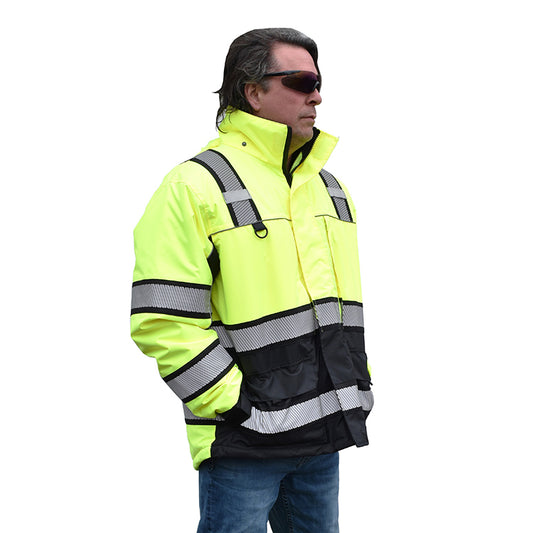 Cordova Safety PK401-4XL Jacket, Reptyle™, Parka, Type R, Class 3