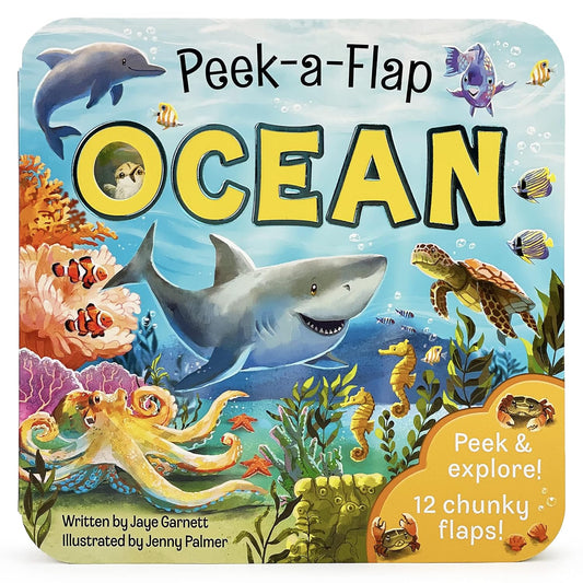 Paradise Clay CDP018 Peek-a-Flap Ocean - Board Book
