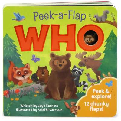 Paradise Clay DAW012 Who: Peek-a-Flap - Board Book