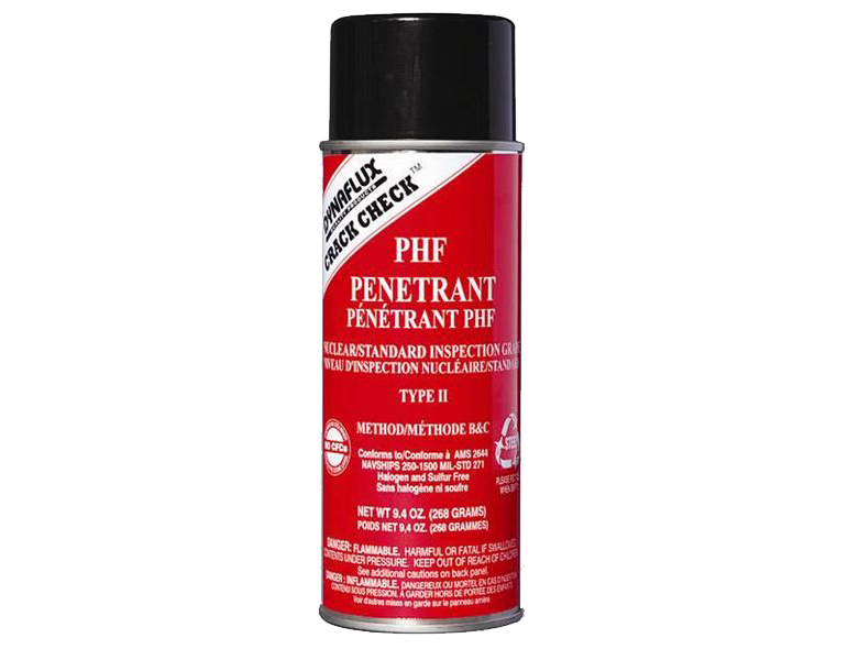 Dynaflux PHF315-16 Crack Check Penetrant (9.4 oz Aerosol - Case of 12 Cans)