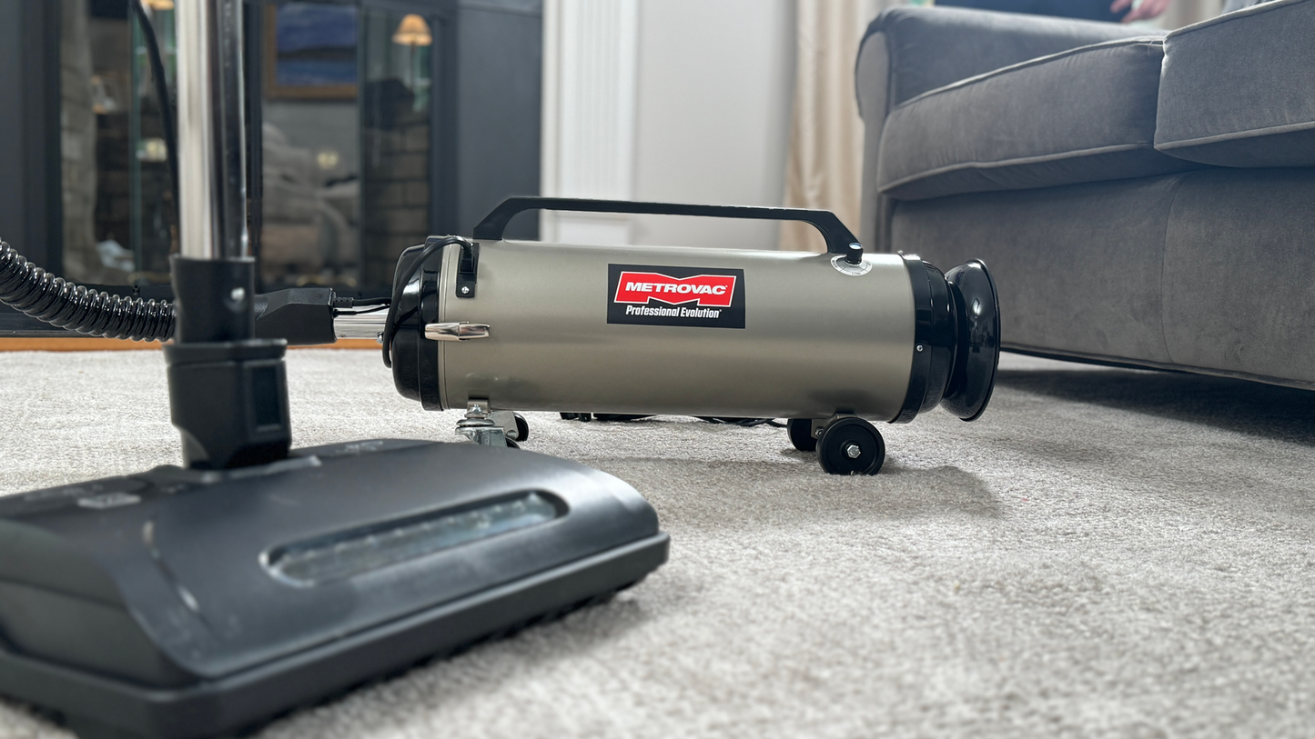 Metrovac 104I-579311 Professional Evolution W/ Electric Power Nozzle Variable Speed Full-Size Canister Vacuum 220V / Euro