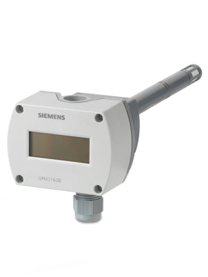 Siemens QPM2162D DUCT SENSOR CO2 + TEMPERATURE + RELATIVE HUMIDITY WITH DISPLAY, 0-10V