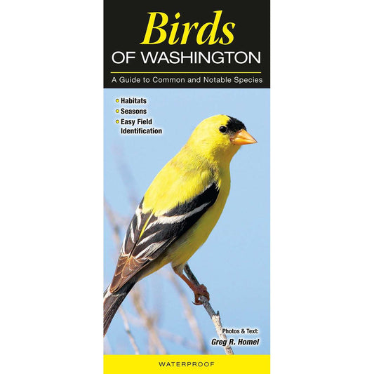 Paradise Clay QRP006 Birds of Washington - Folding Pocket Guide