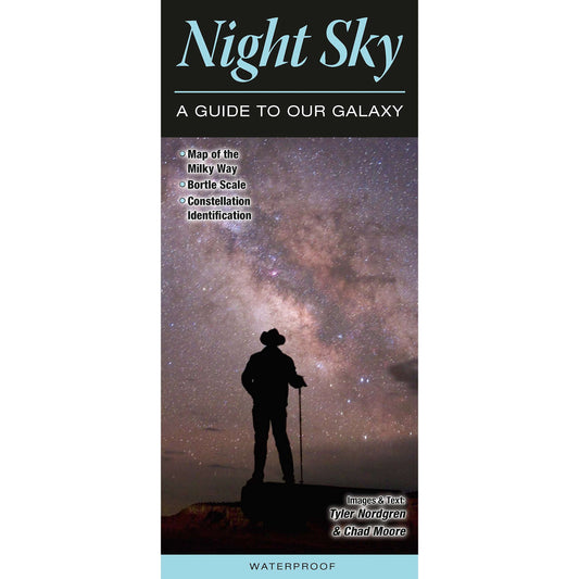 Paradise Clay QRP008 Night Sky: A Guide to Our Galaxy - Folding Pocket Guide