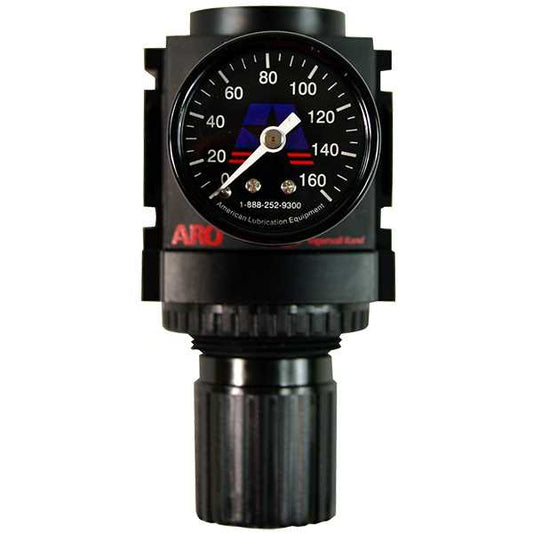 American Lube R-37221-600T 1/4" Module/Air 1500 Series Regulator with Gauge