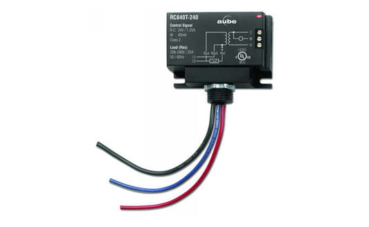 Transformer Relay 277V-24V 6000W Per Pole 25A 2 Circuit, With A 24V - 277V Transformer
