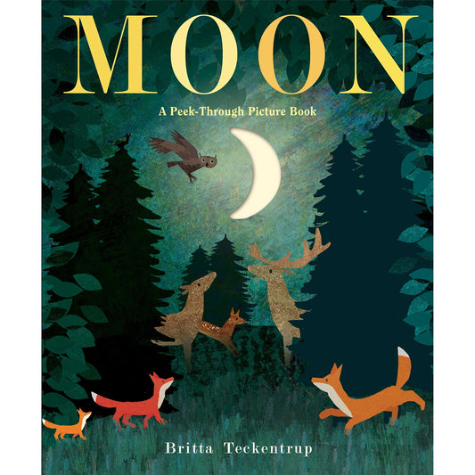 Paradise Clay RAN541 Moon: A Peek-Through Picture Book - Book