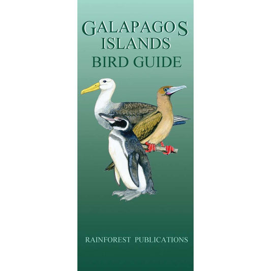 Paradise Clay RFP057 Galapagos Islands Birds Field Guide - Folding Pocket Guide