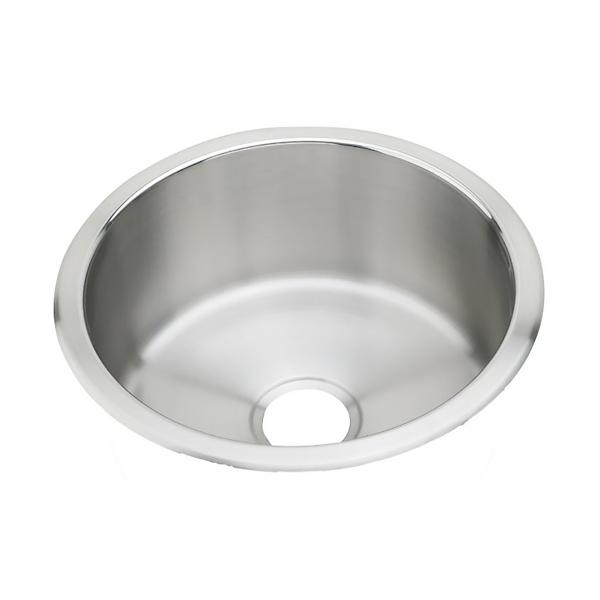 Elkay RLR16FB Asana Stainless Steel 18-3/8" x 18-3/8" x 8" Single Bowl Drop-in Bar Sink