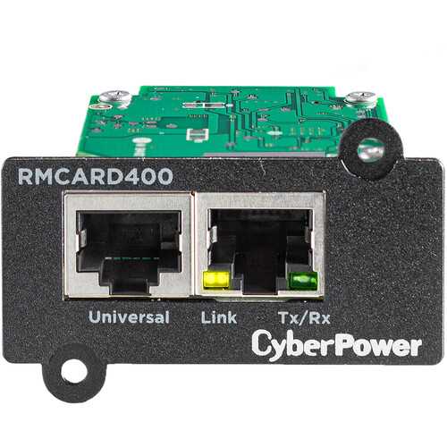 CyberPower RMCARD400 Remote Management Card GigaBit Black 3YR Warranty