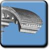 Bando RPF2670 Auto RPF Raw Edge Cogged