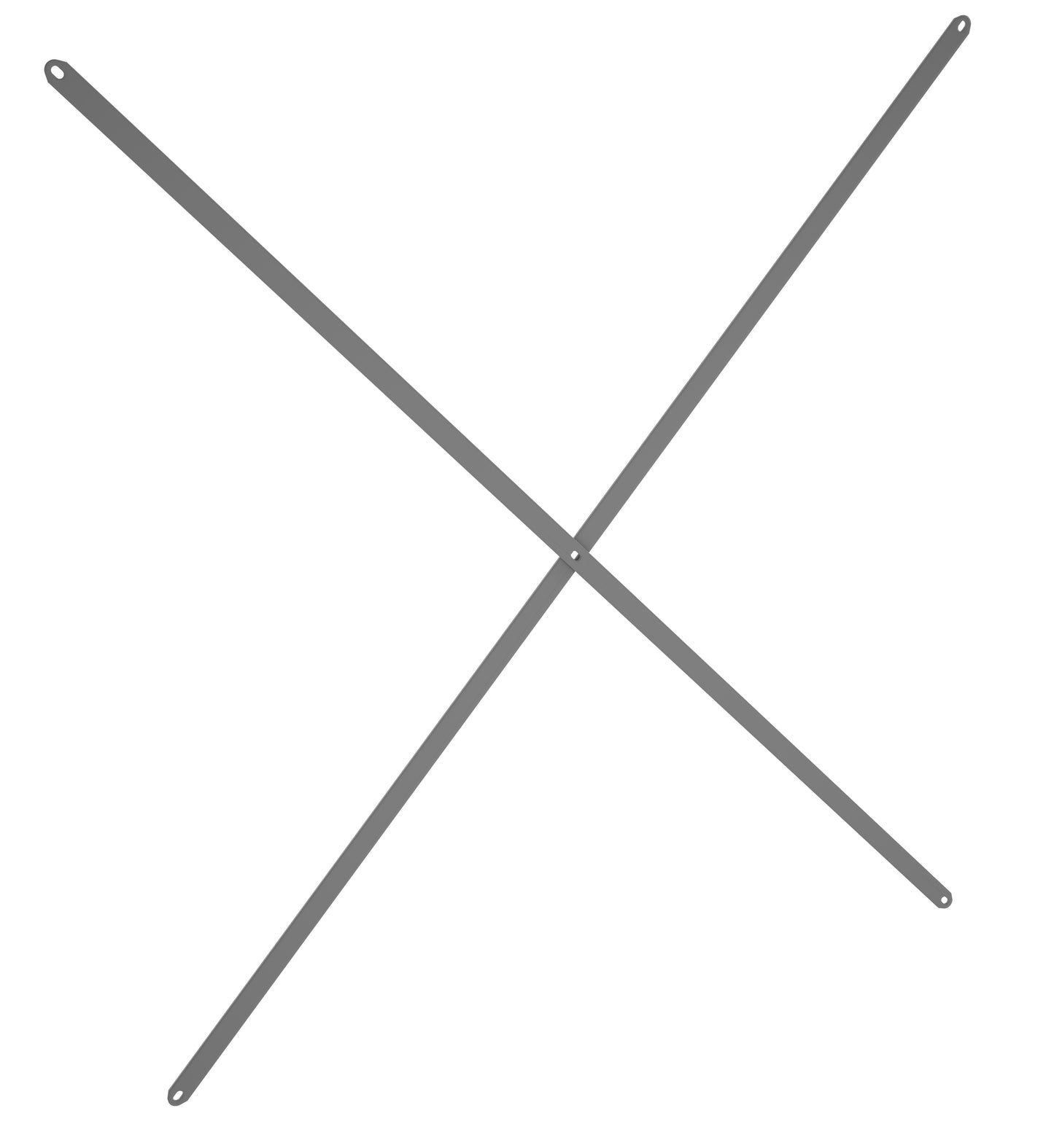 Tennsco RSB-48 48" Rear Sway Braces for Q-Line Shelving