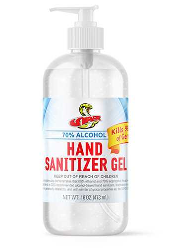 Viper RT8916 Hand Sanitizer Gel 70% Alcohol Gel Hand Cleaner