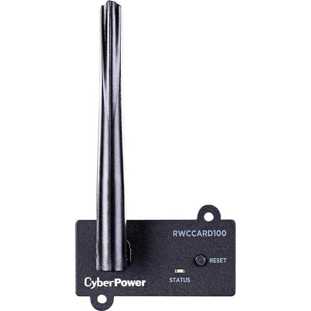 CyberPower RWCCARD100 CyberPower Wireless Cloud Monitoring Card - Black 3YR Warranty - Hardware & Accessories