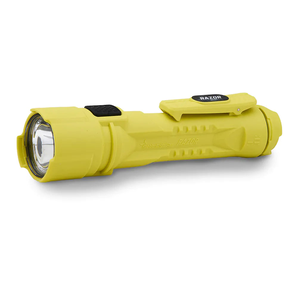 KBS 60160-B Razor, Yellow, 3-AA LED, Intrinsic (Batteries Included)