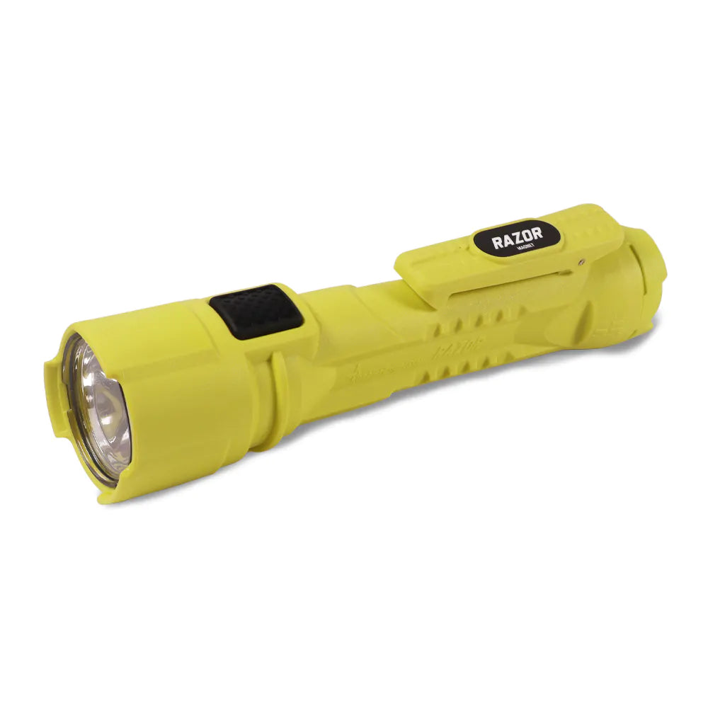 KBS 60160-B Razor, Yellow, 3-AA LED, Intrinsic (Batteries Included)