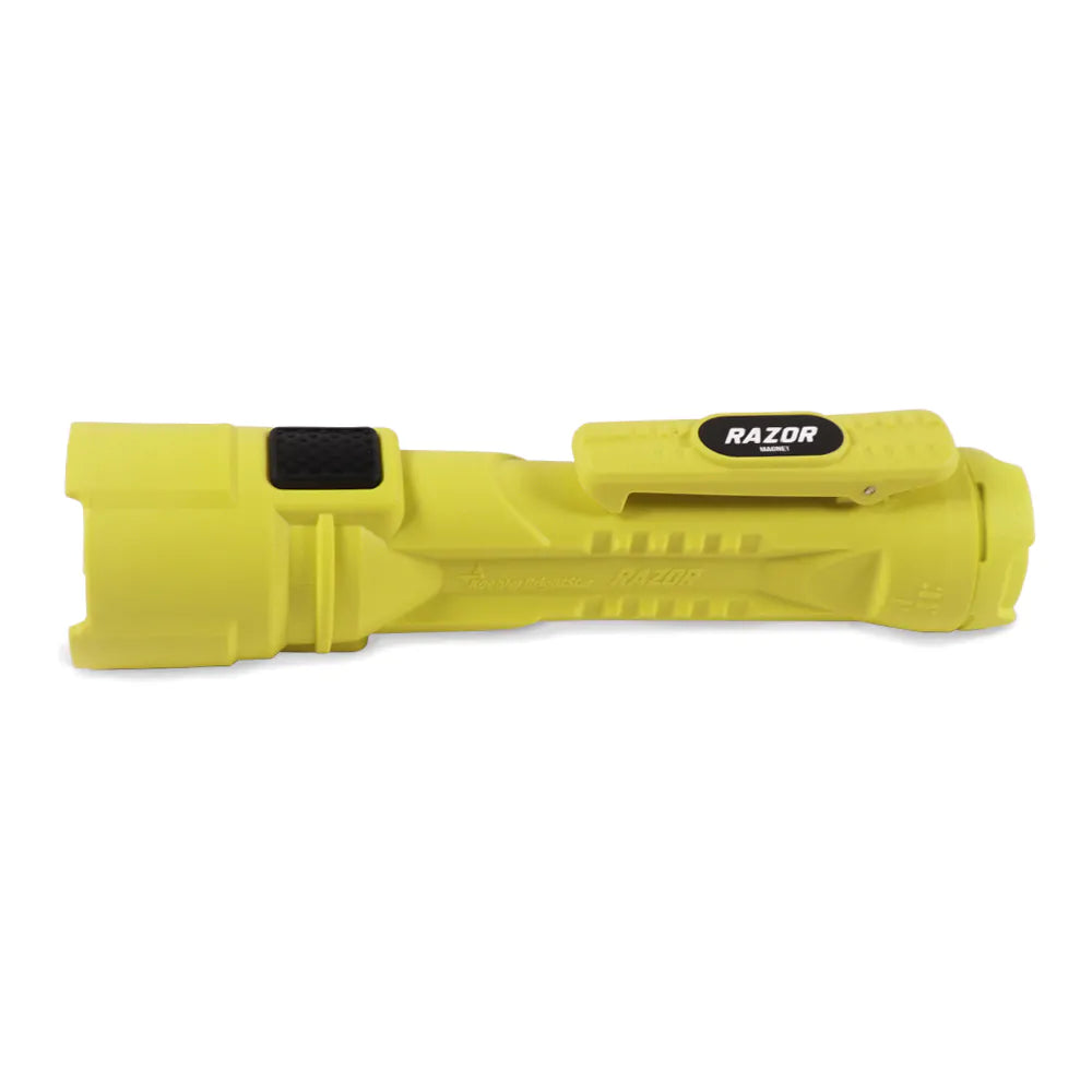 KBS 60160-B Razor, Yellow, 3-AA LED, Intrinsic (Batteries Included)