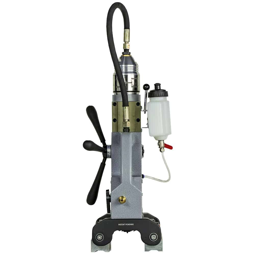 Euroboor TUBE.55/AIR Pneumatic Magnetic Drilling Machine, 55Mm - 2 3/16", 6.3 Bar.