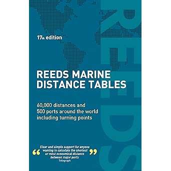 Paradise Clay ACB167 Reeds Marine Distance Tables 17th edition - Book