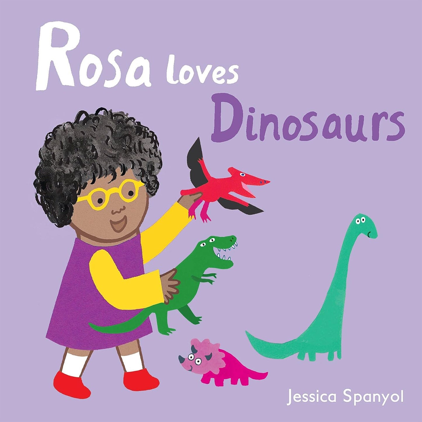Paradise Clay CPB038 Rosa Loves Dinosaurs - Board Book