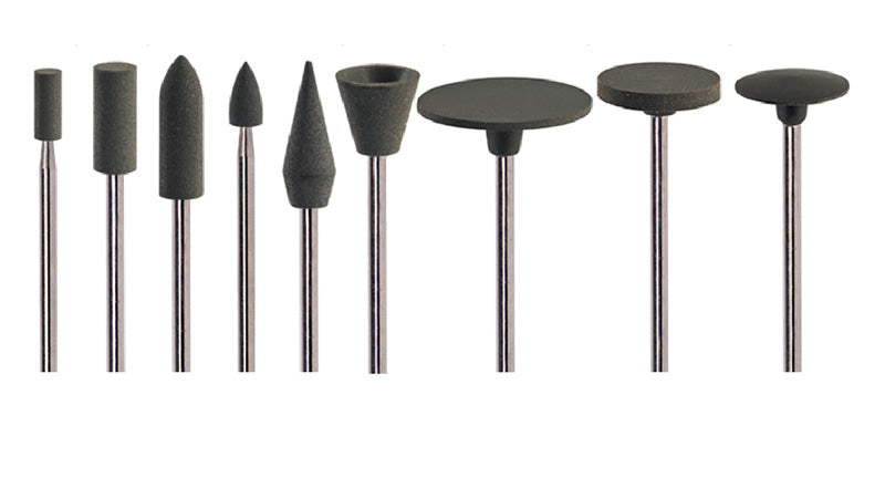 Foredom A-MP048-24 Rubber Point, Cylinder, 5X12Mm, Coarse, 2.35Mm