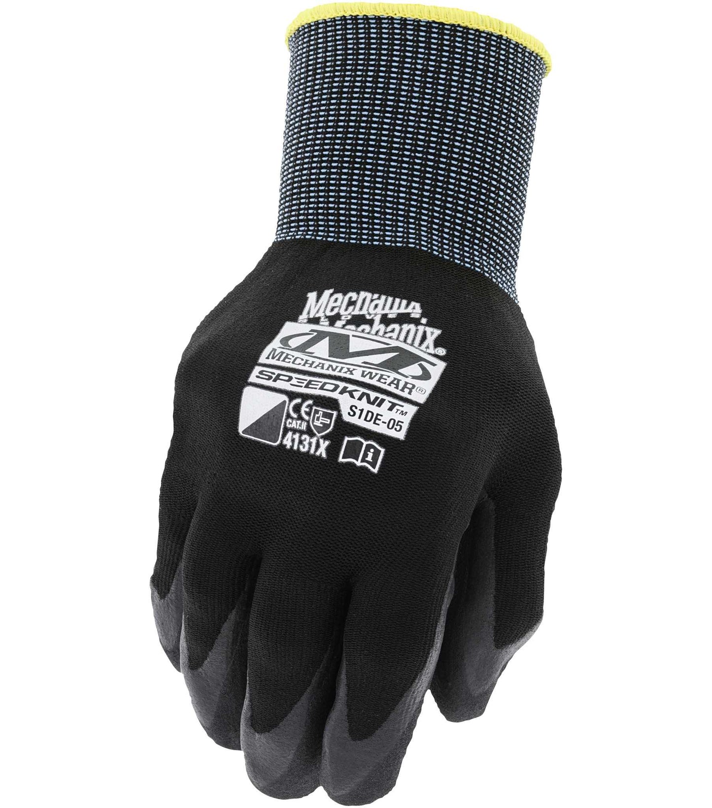 Mechanix Wear S1DE-05-007 SpeedKnit„¢ Utility Coated-Knit Work Gloves, Size-S