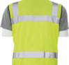 Delta Plus WEL61234HL2X S251 CL 2 Surveyor Vest, 2X, Hi Viz Lime