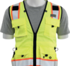 Delta Plus WEL62396HO2X S251 CL 2 Surveyor Vest, 2X, Hi Viz Orange