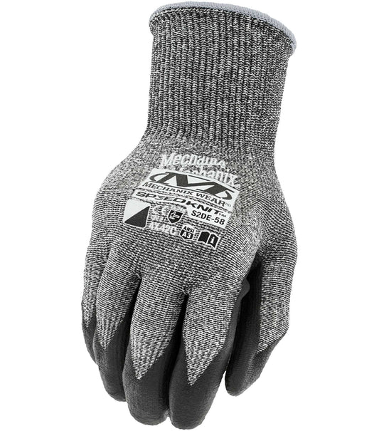 Mechanix Wear S2DE-58-500 SpeedKnit„¢ C3 Coated-Knit Work Gloves, Size-M