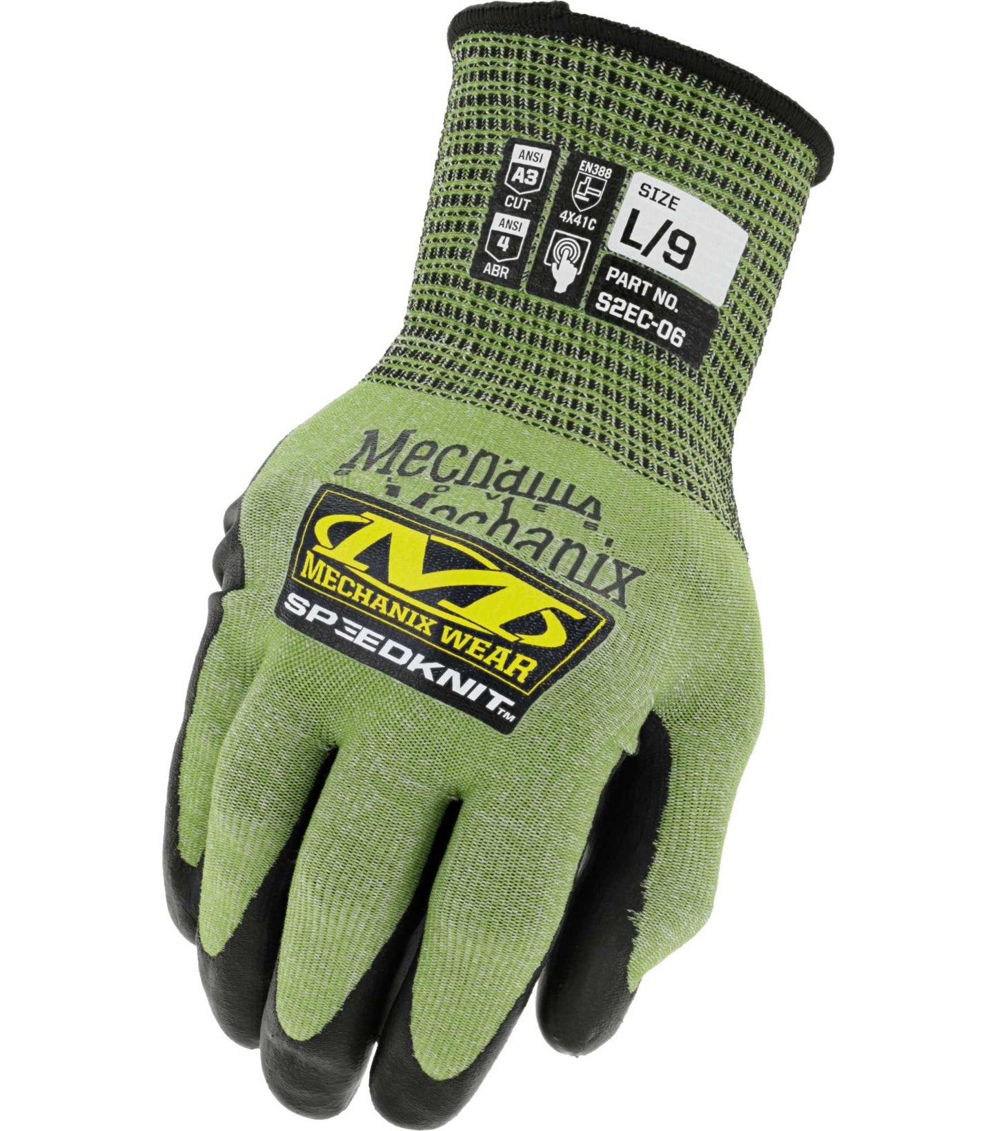 Mechanix Wear S2EC-06-011 SpeedKnit„¢ S2EC06 Coated-Knit Work Gloves, Size-XL