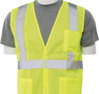 Delta Plus WEL61643HO4X S362P CL 2 Safety Vest With Pockets, 4X, Hi Viz Orange