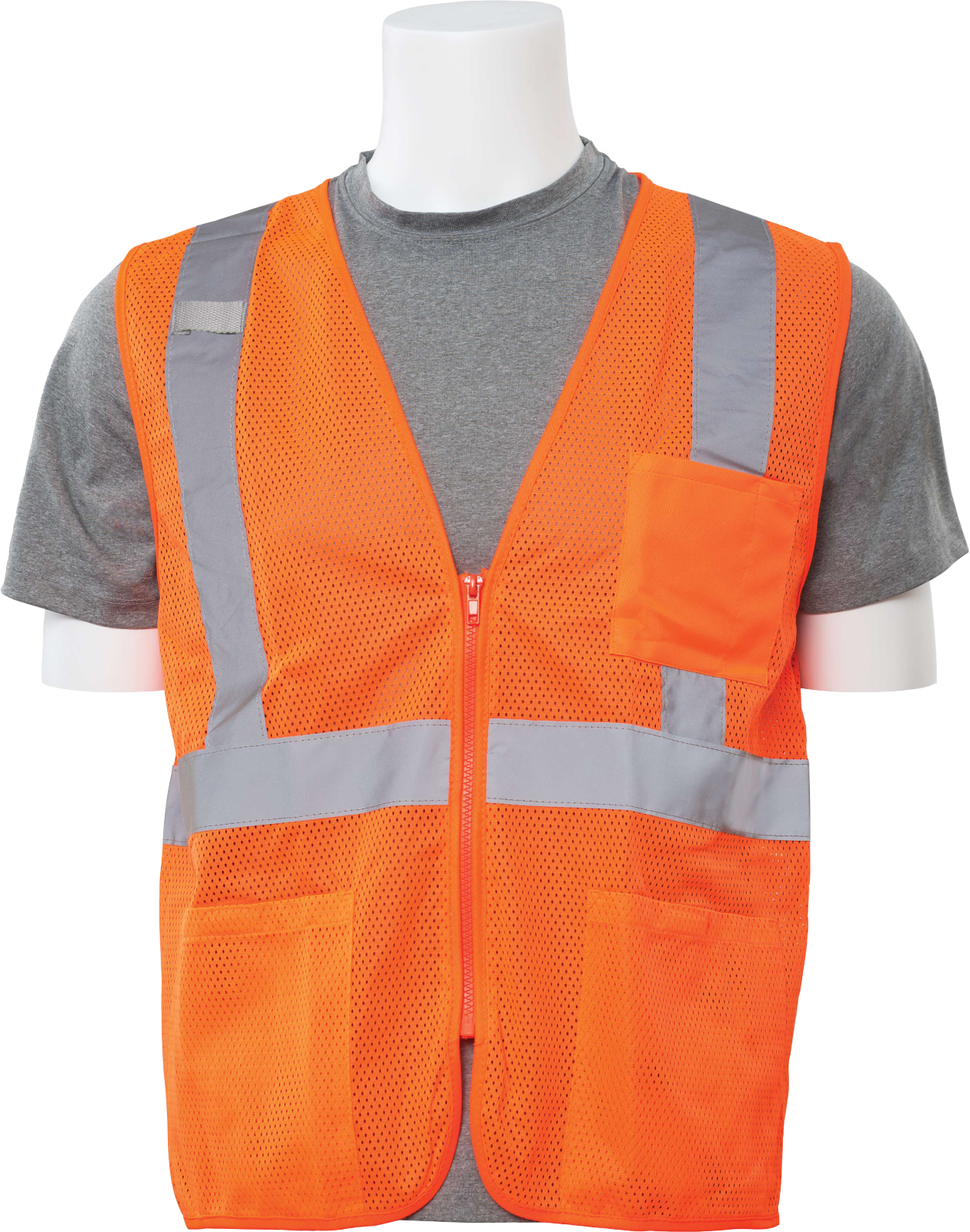 Delta Plus WEL61650HL2X S363P CL 2 Safety Vest With Pockets, 2X, Hi Viz Lime