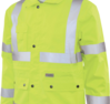 Delta Plus WEL61483HL2X S371 CL 3 Rain Coat, 2X, Hi Viz Lime